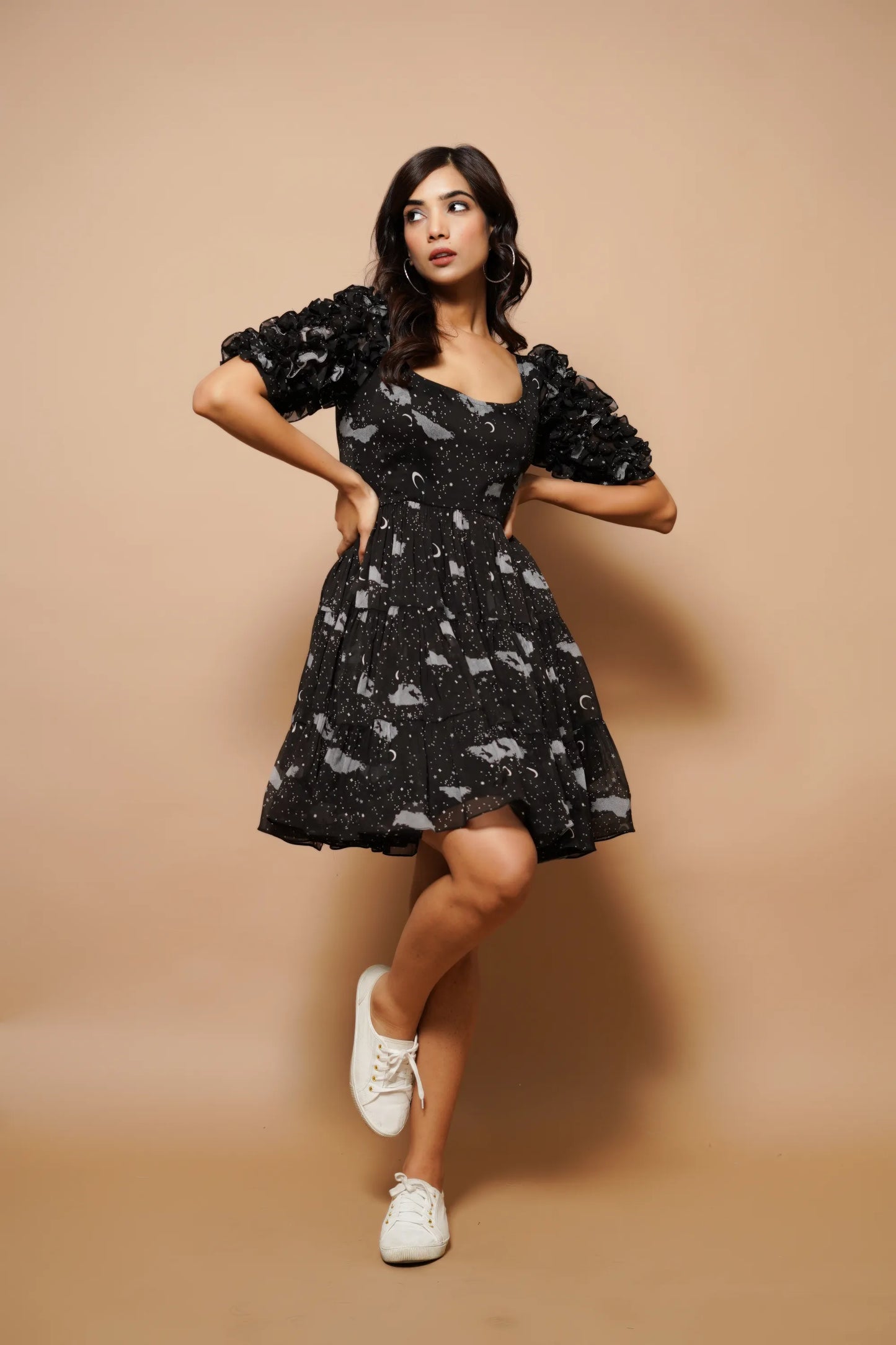 Black Organza Mini