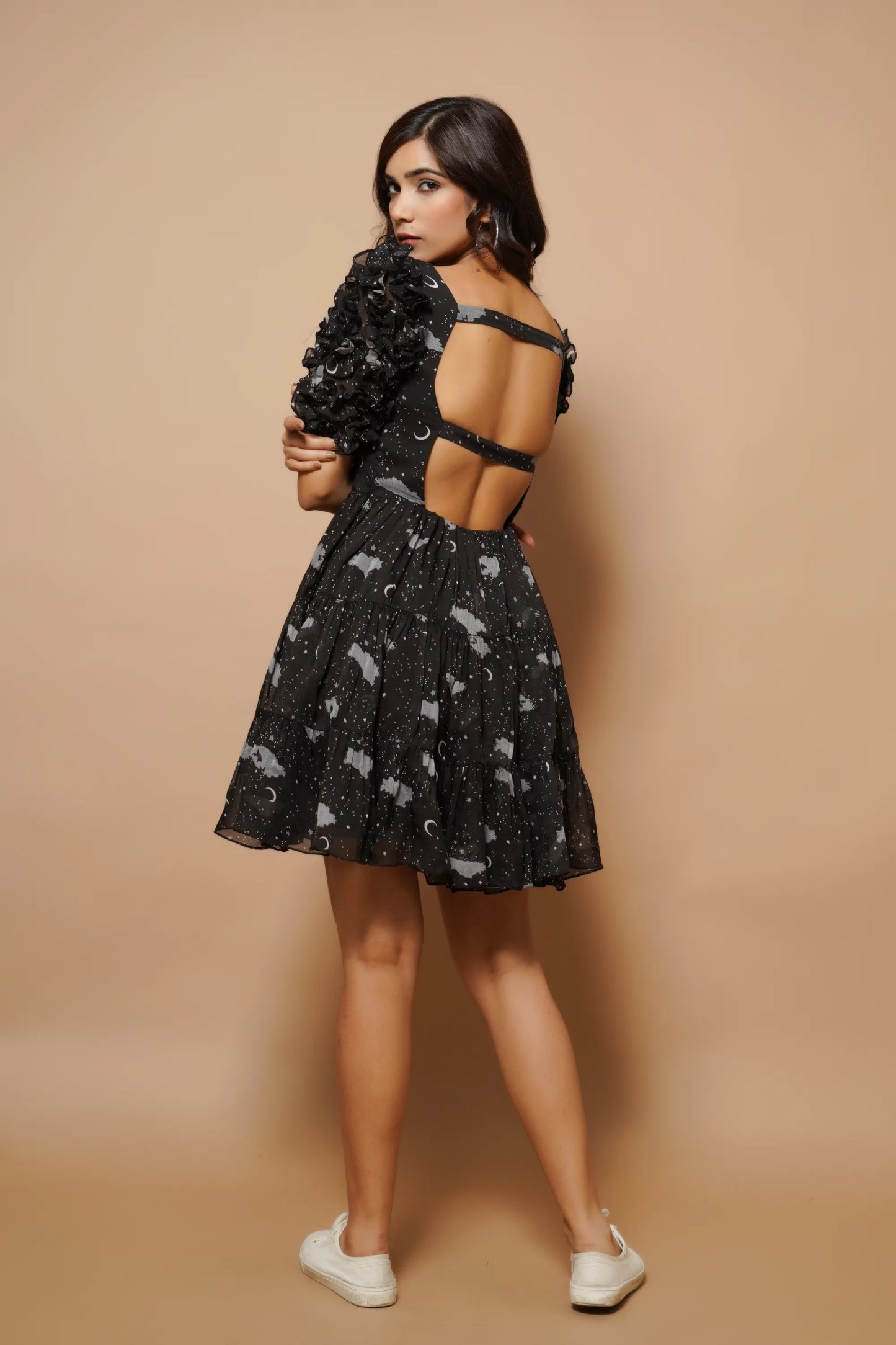 Black Organza Mini