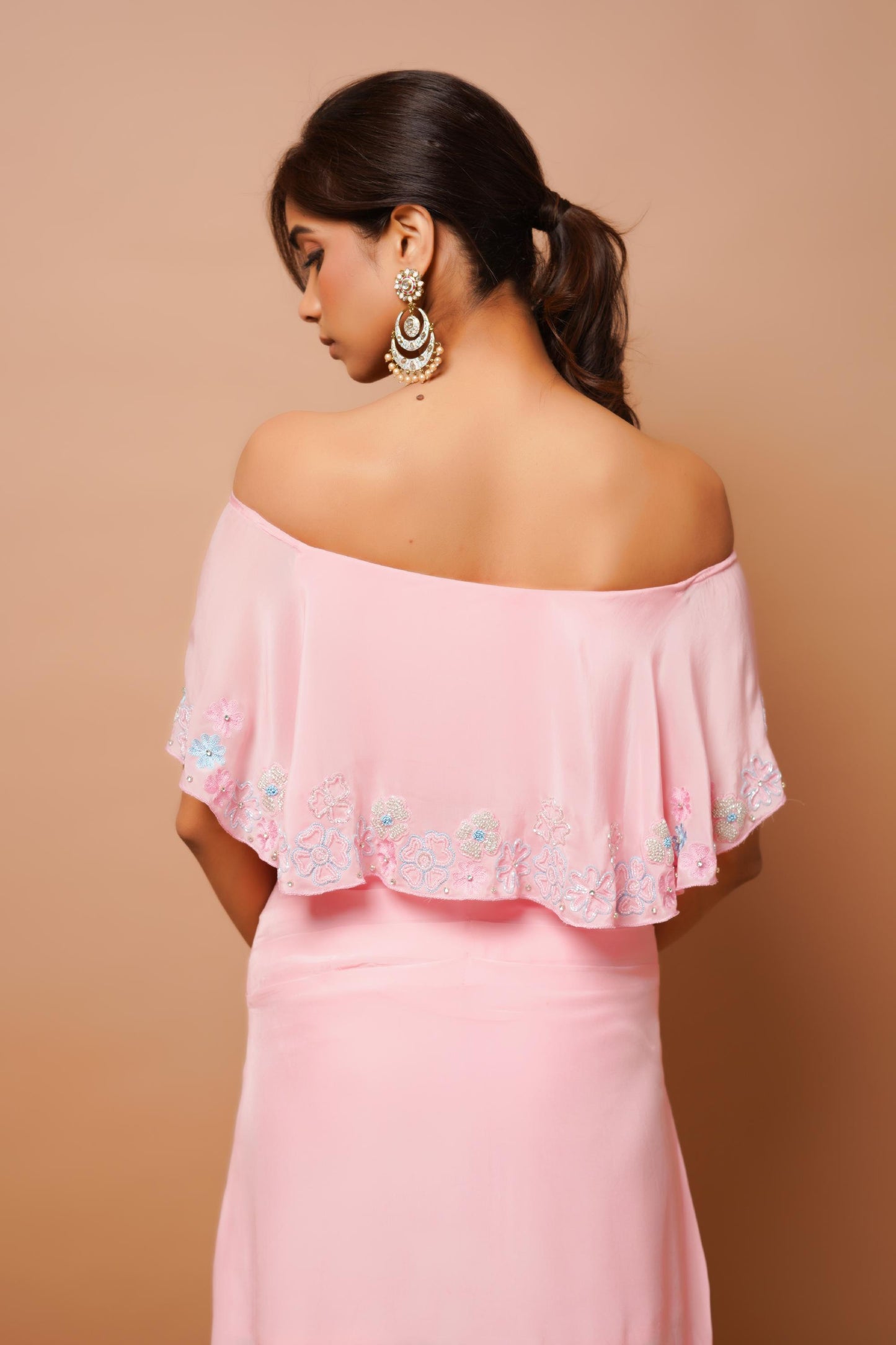 baby pink cape indo set Image7