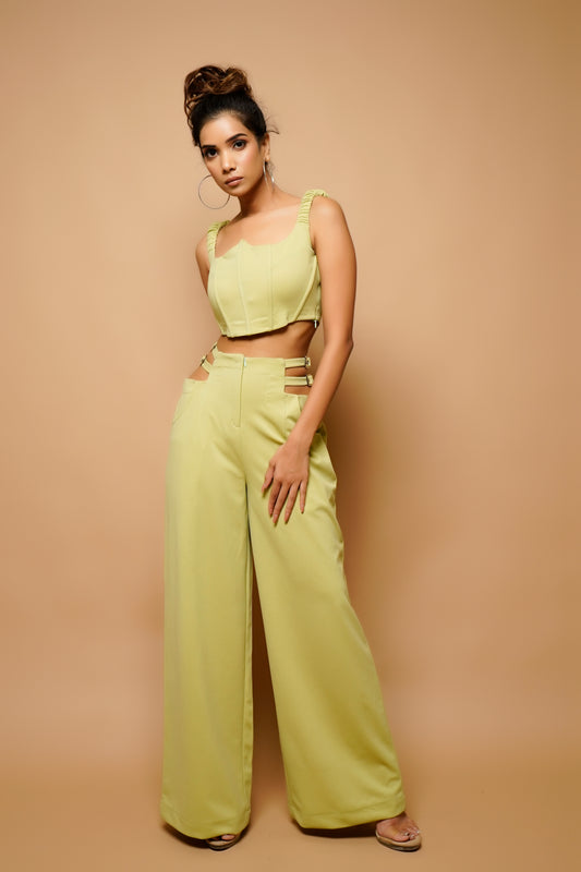 Pistachio Green Corset Co-Ord
