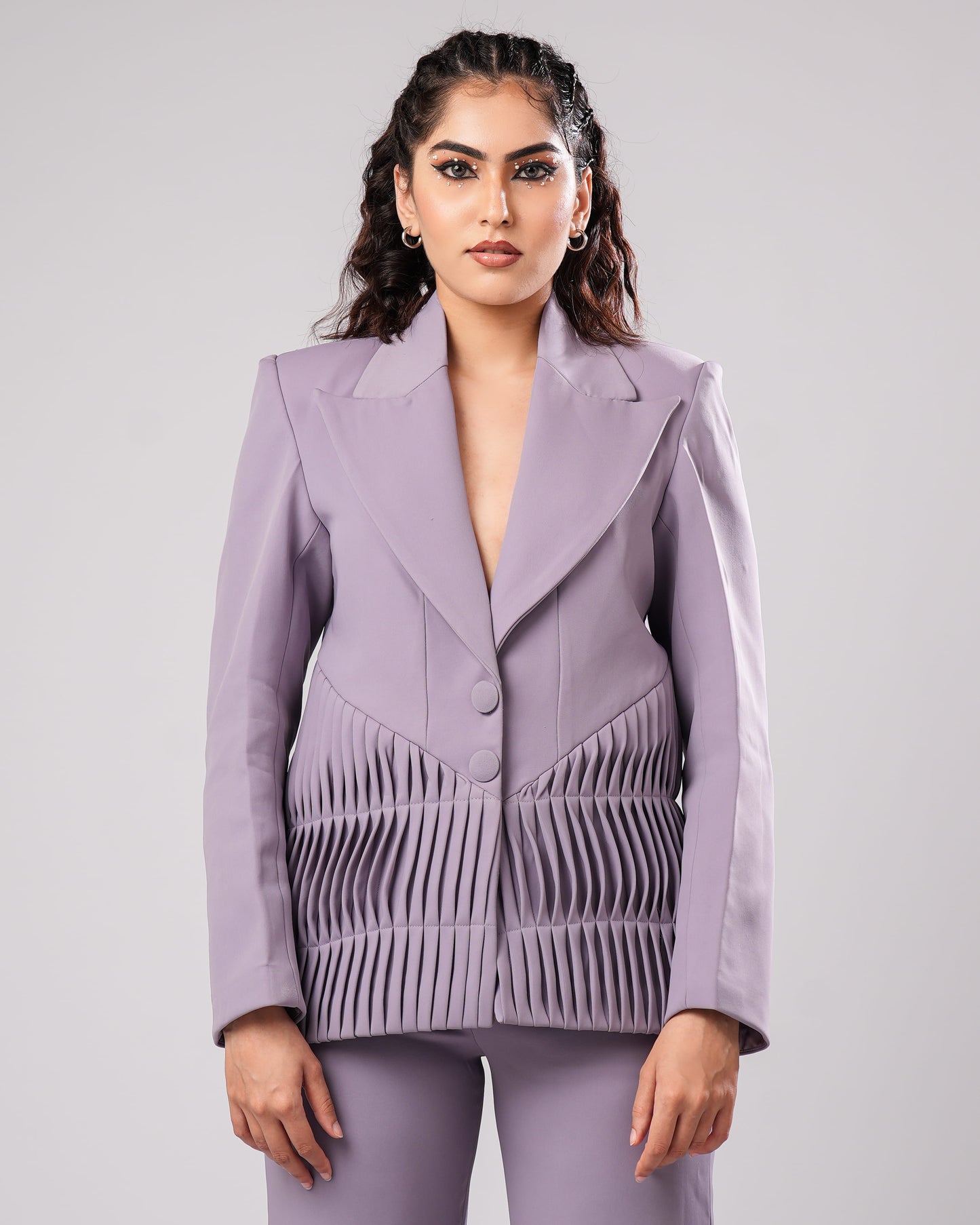 Seren - Lilac Architectural Power Suit (SET OF 2)