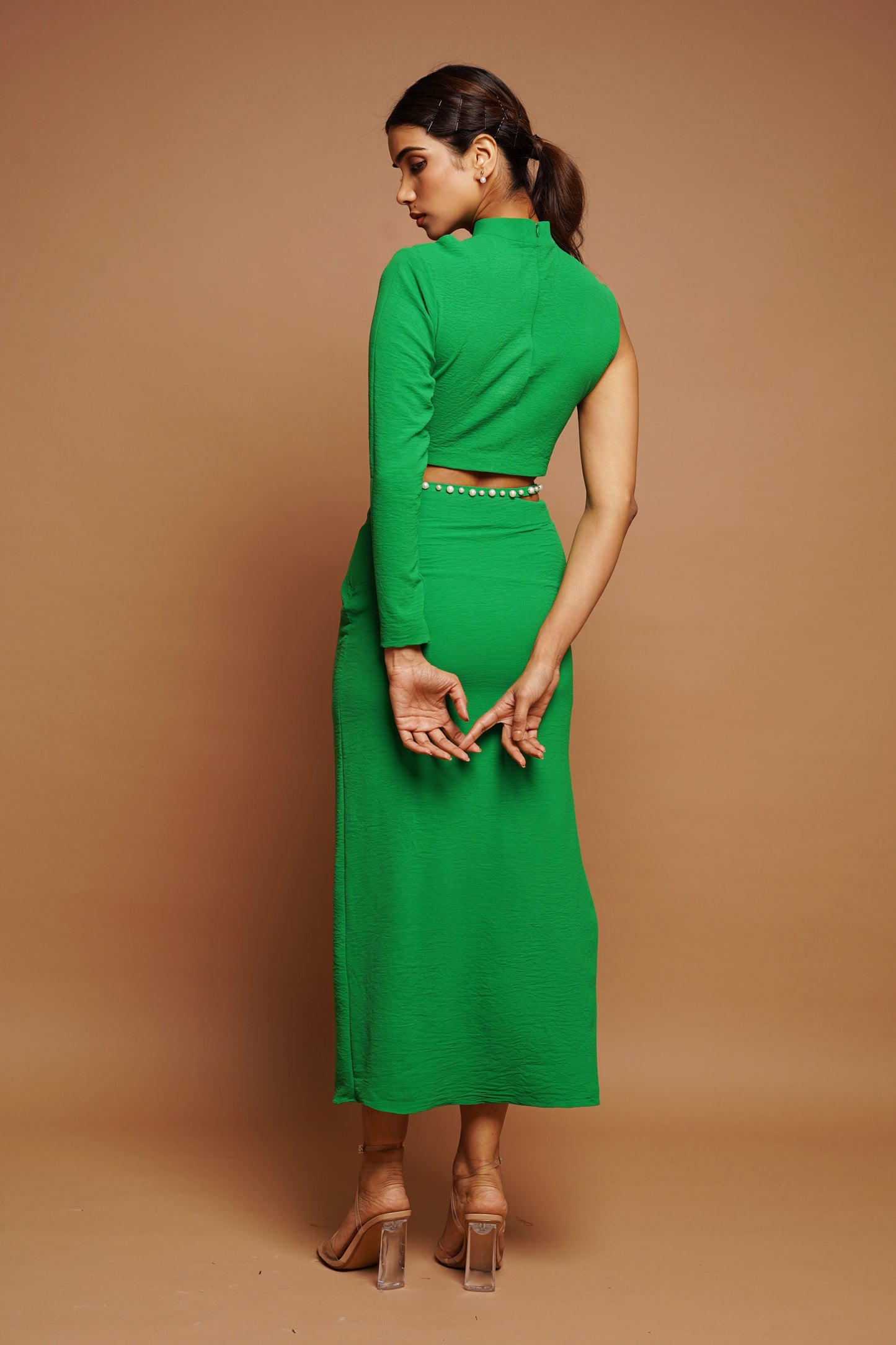 Green Cut-Out Co-ord (Set of 2)