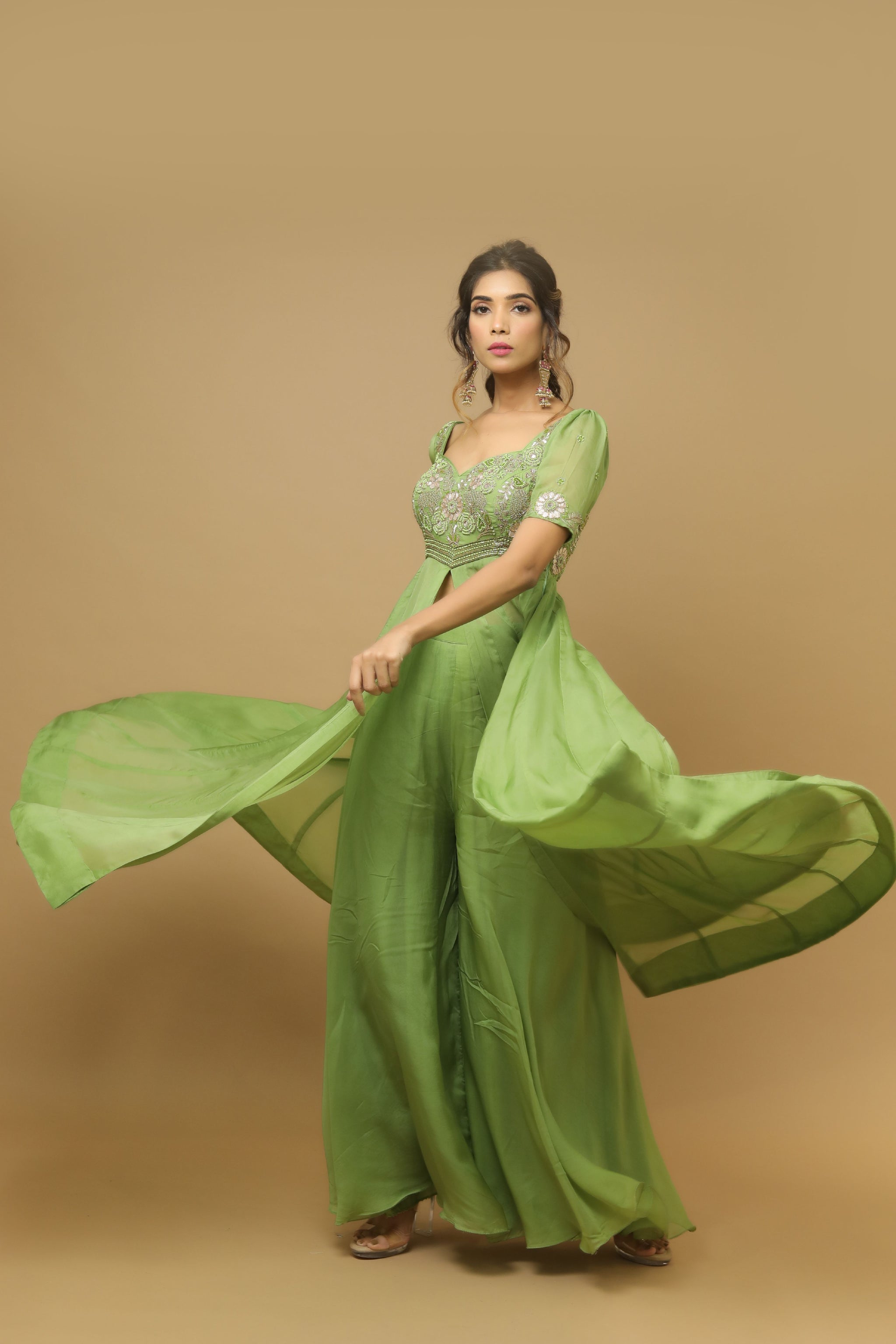 Kali Cut Kurti Set main image 1